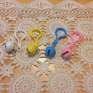 Four bell backpack clip, pet clip, keyrings